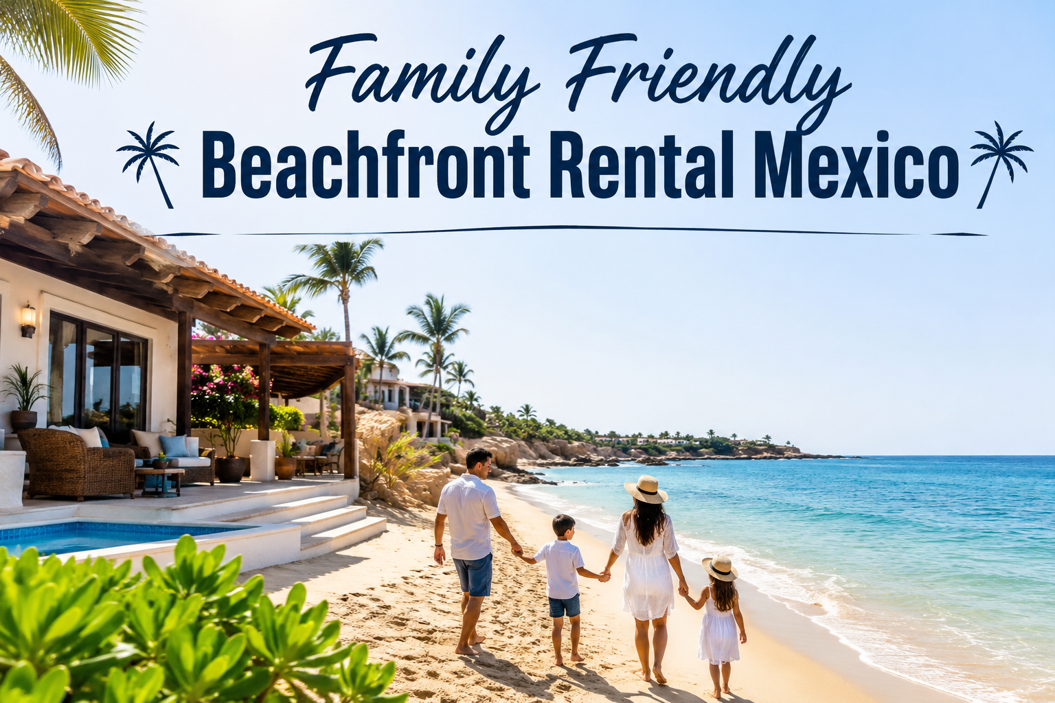 Family Friendly Beachfront Rental Mexico | Ocean Views